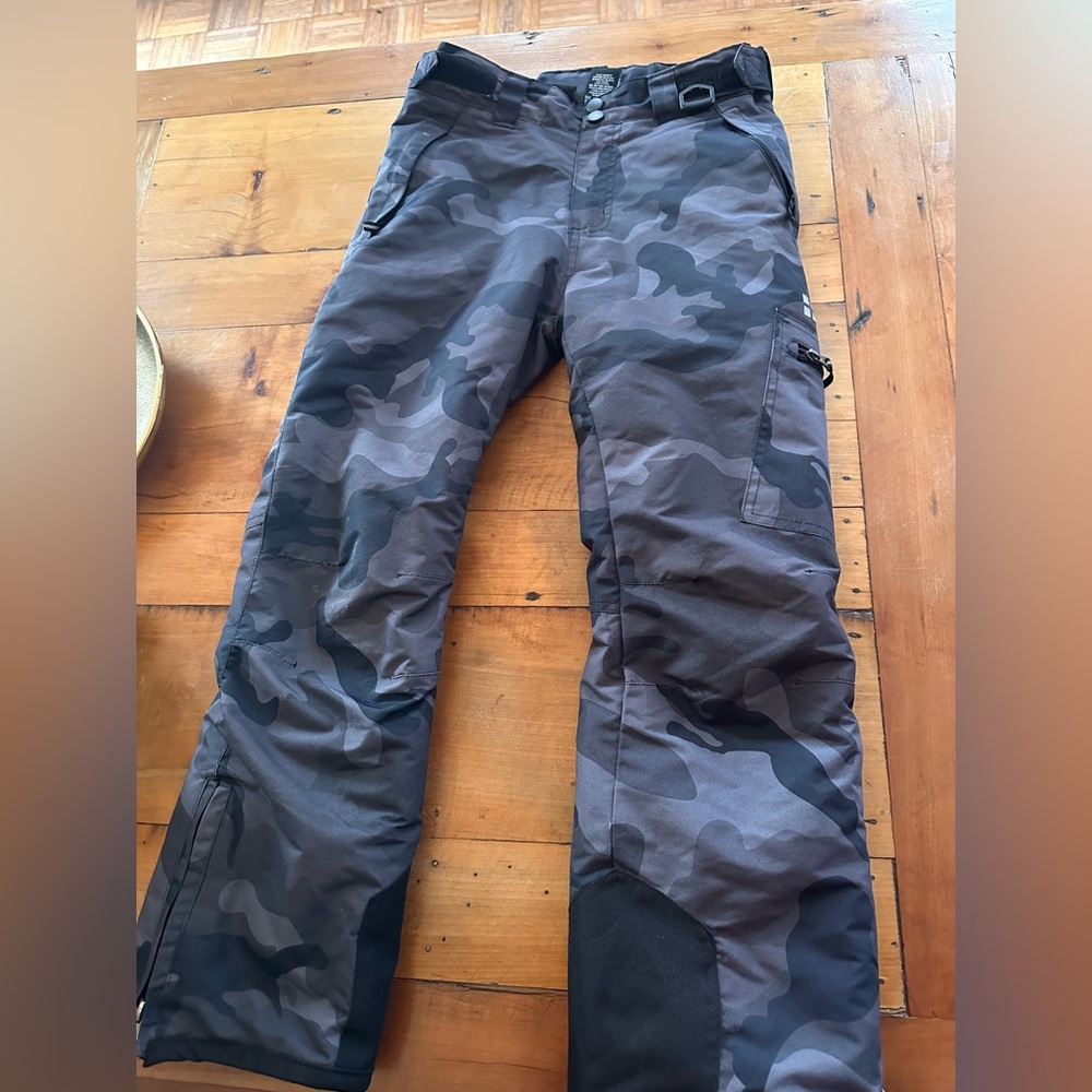 Camouflage Cargo Snow Pants